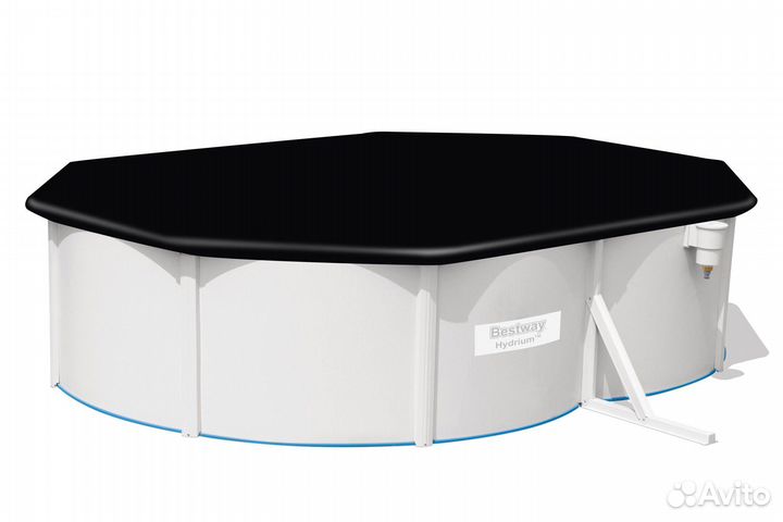 Каркасный бассейн 500х360х120 стальной B-w 56586