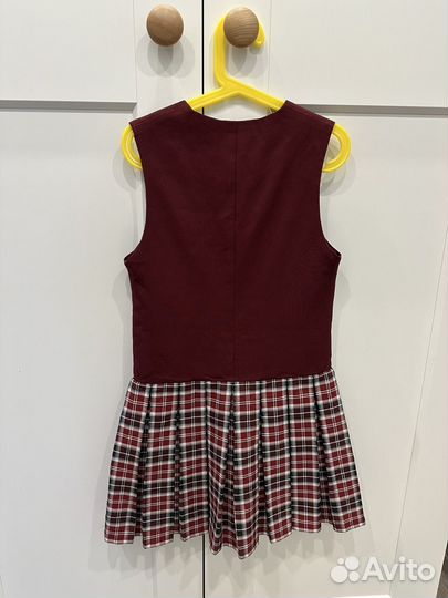 Школьная форма для девочки бордовая