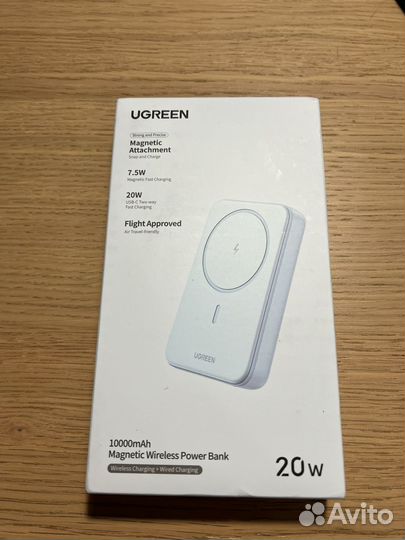 Ugreen Magsafe 10000 mah голубой (новый)