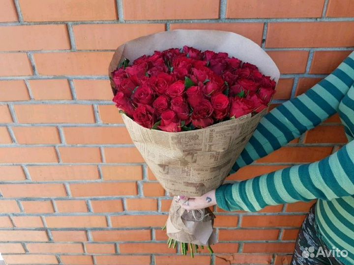 Букет из цветов, букеты из 51 розы