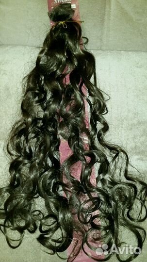 Волосы на заколках