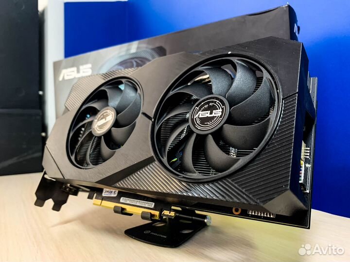 Видеокарта Asus Dual GTX 1660 Super 6Gb OC Evo