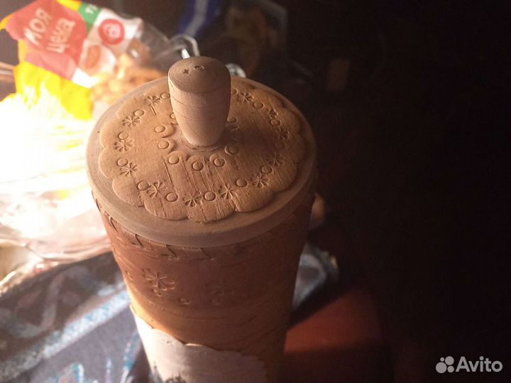 Футляр подарочный для бутылки из бересты