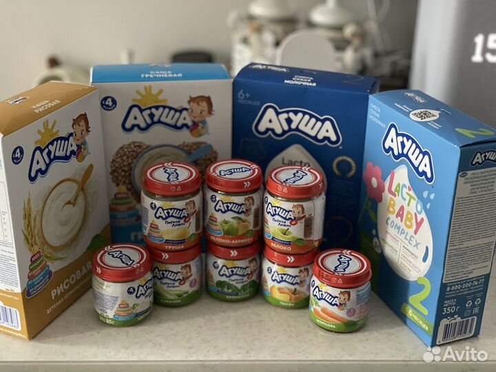 Детское питание, смесь, каша Агуша