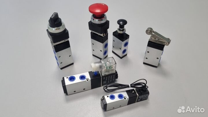 Пневматические концевики, кнопки, переключатели