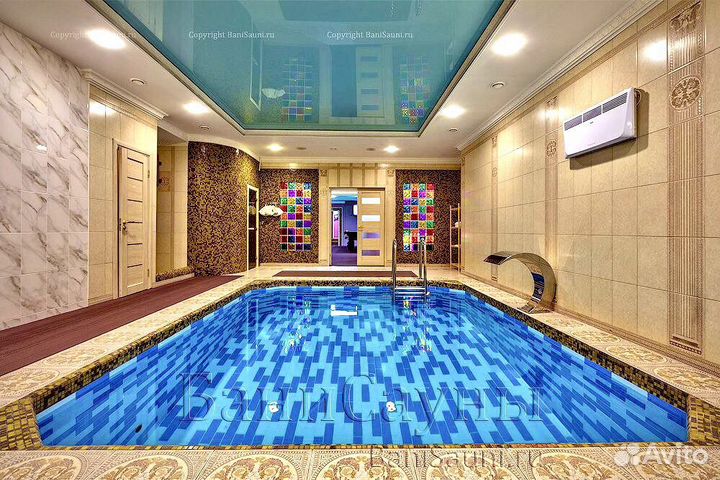 Баня сауна с хамамом и бассейном VIP & Фили