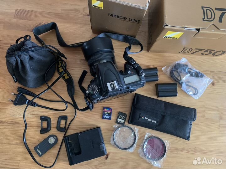 Фотоаппарат Nikon D750 + Объектив 50mm AF-S 1.4