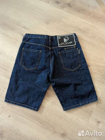 Джинсовые шорты Philipp Plein FIT iconic plein