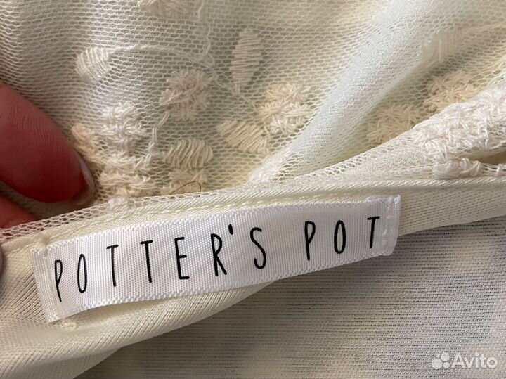 Платье винтаж Америка Potter's pot новое S