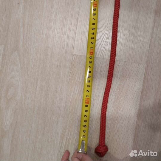 Скакалка красная гимнастическая