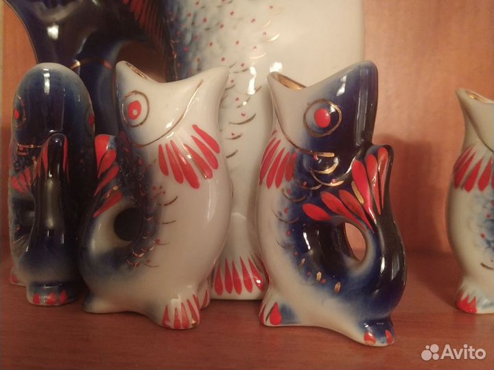 Сервиз рыбки СССР