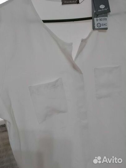 Рубашка белая женская 52 54