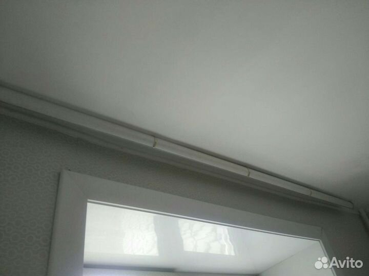 Карниз алюминиевый двухрядный 2 метра