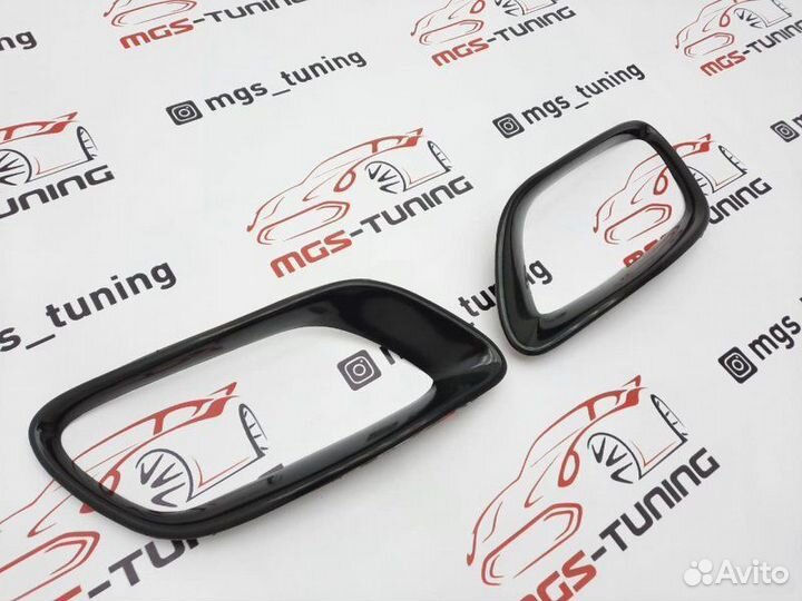 Накладки на выхлоп BMW X6 е71