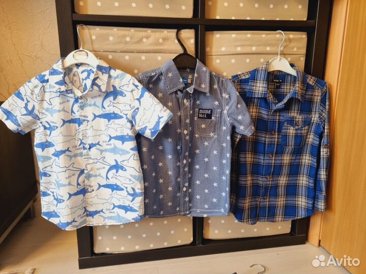 Комплект из 5 рубашек в идеале 110/116