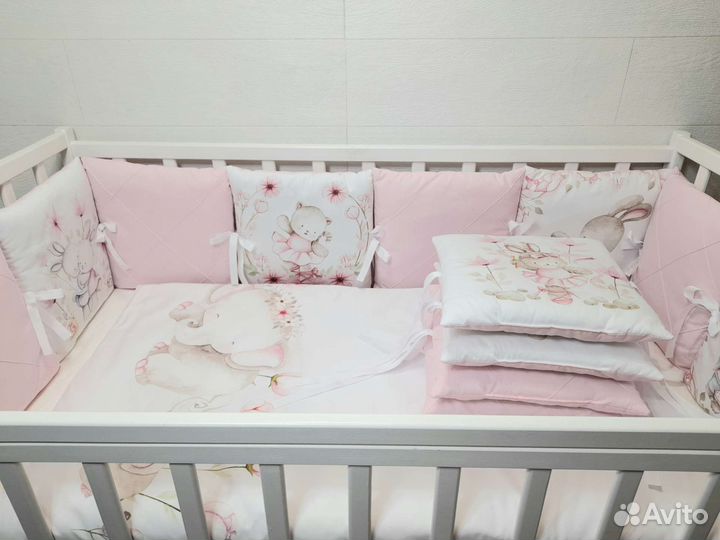 Бортики в детскую кроватку