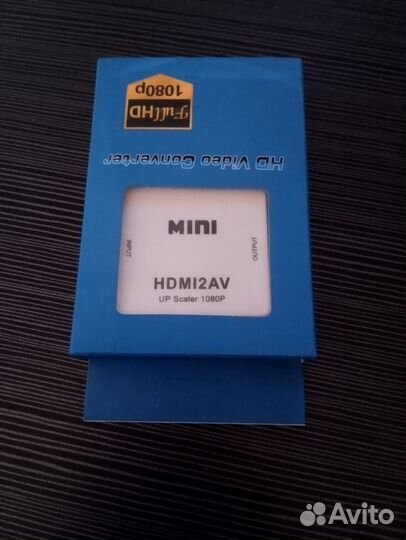 Переходник конвертер адаптер hdmi на AV и аудио, h