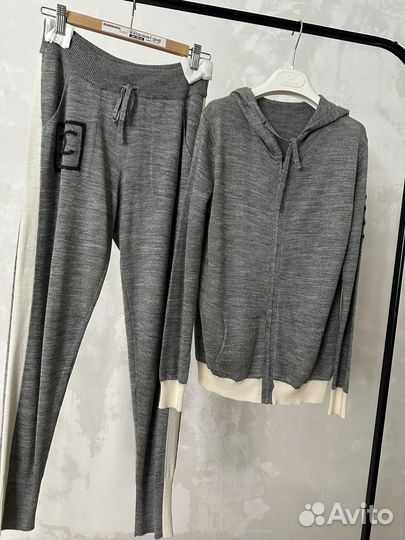 Прогулочный костюм Chanel женсский кашемир44-46
