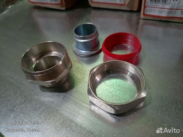 Муфта металлорукав-коробка DN 26 М32