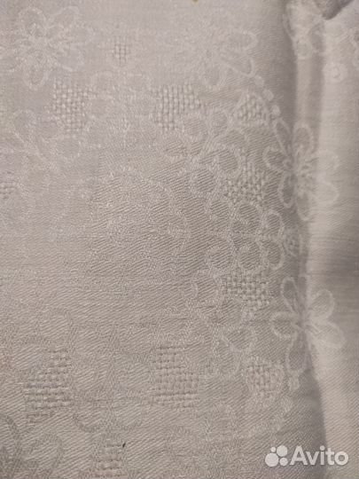 Льняные набивные отрезы