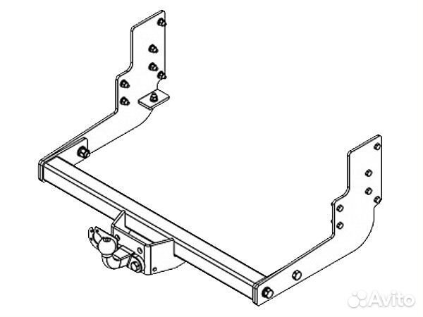 Фаркоп установка тсу GAZ ГАЗель Next A22, C42, 4-д