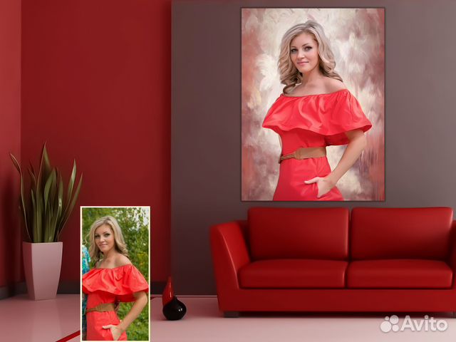 Портреты на заказ и услуги фотошопа