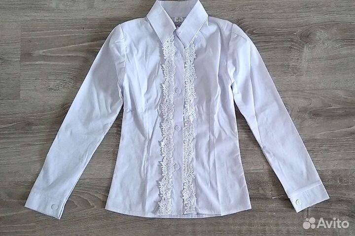 Блузка школьная белая