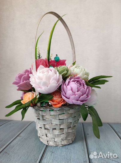 Мыло ручной работы букеты