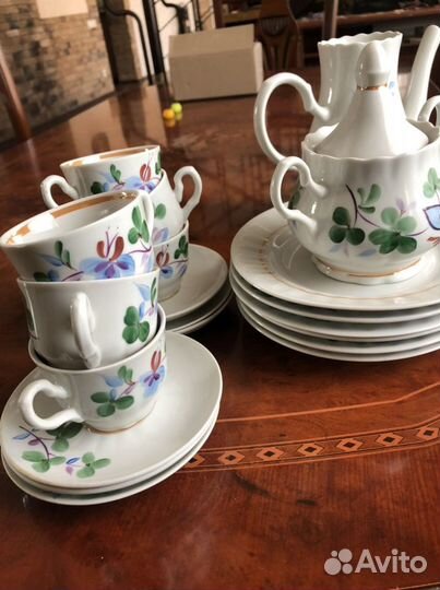 Кофейный сервиз Добрушский фарфор 80-90