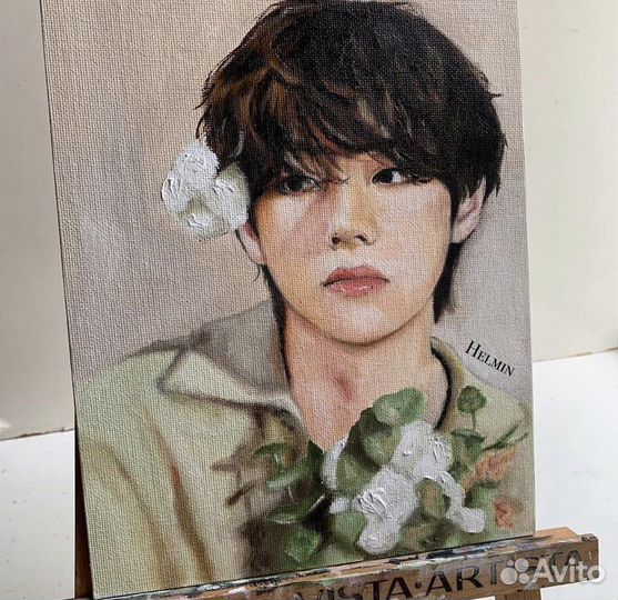 Портрет по фото маслом и акварелью