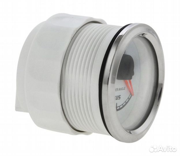 Указатель угла поворота руля, белый циферблат, нер