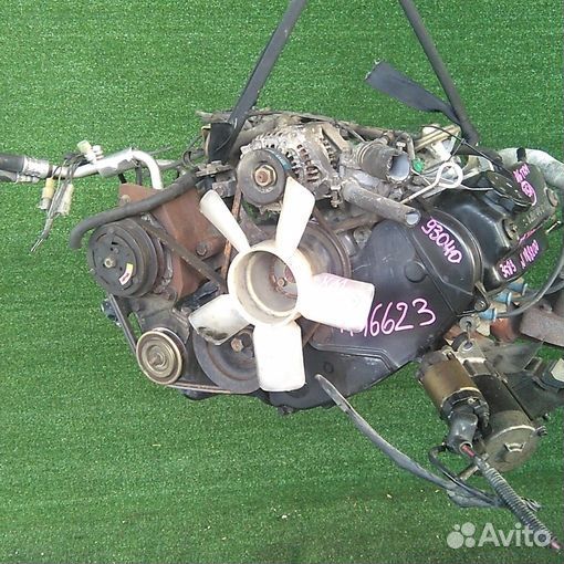 Двигатель в сборе двс mitsubishi minicab U41V 3G83