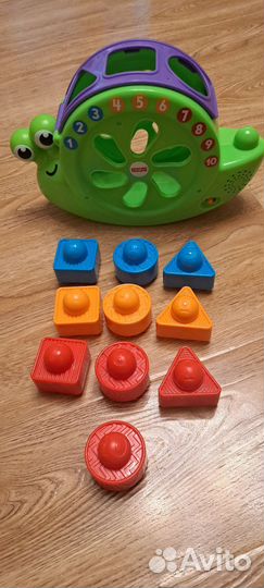 Развивающий сортер улитка Fisher price