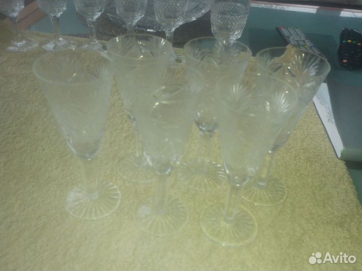 Фужер хрусталь СССР 5 шт