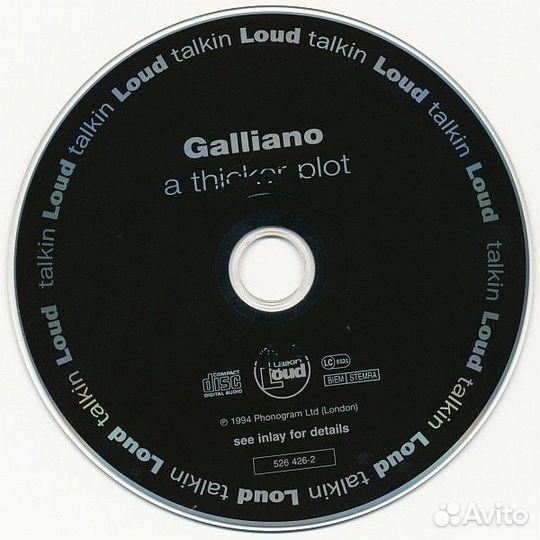 Galliano - A Thicker Plot (1 CD)