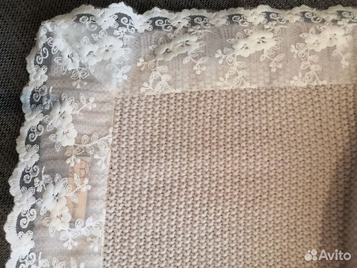 Нежный детский плед