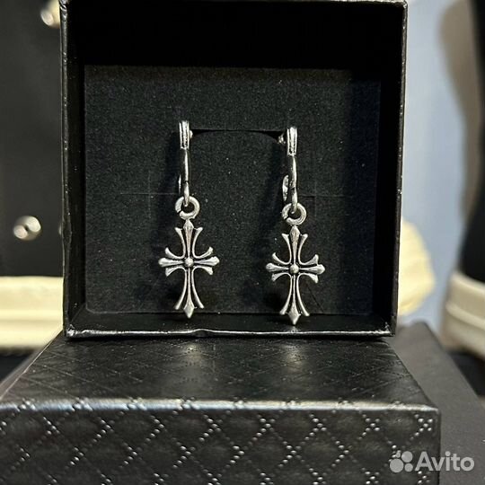 Серьги Chrome Hearts