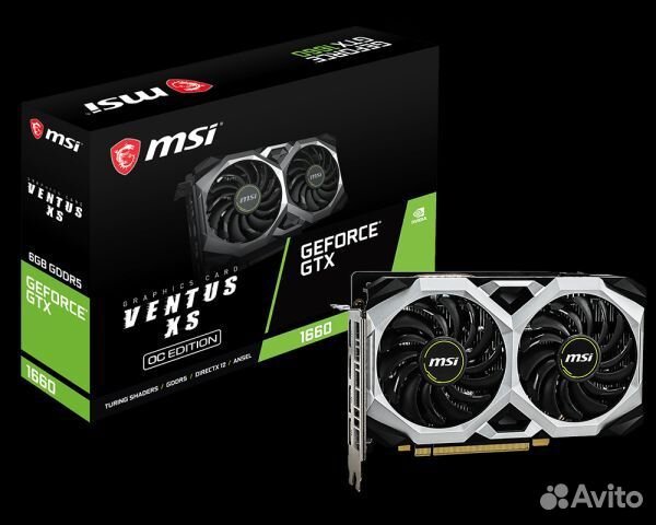 Видеокарта MSI gtx 1660 6gb
