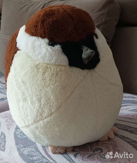 Плюшевый воробей из IKEA