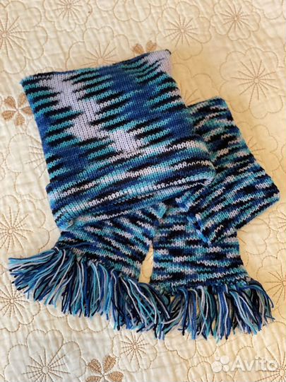 Вязаные детские шарфики на заказ