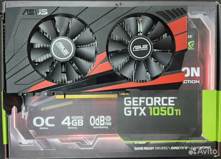 Geforce GTX1050Ti 4Gb Asus Expedition OC