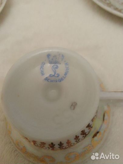 Кофейный сервиз гдр антиквариат