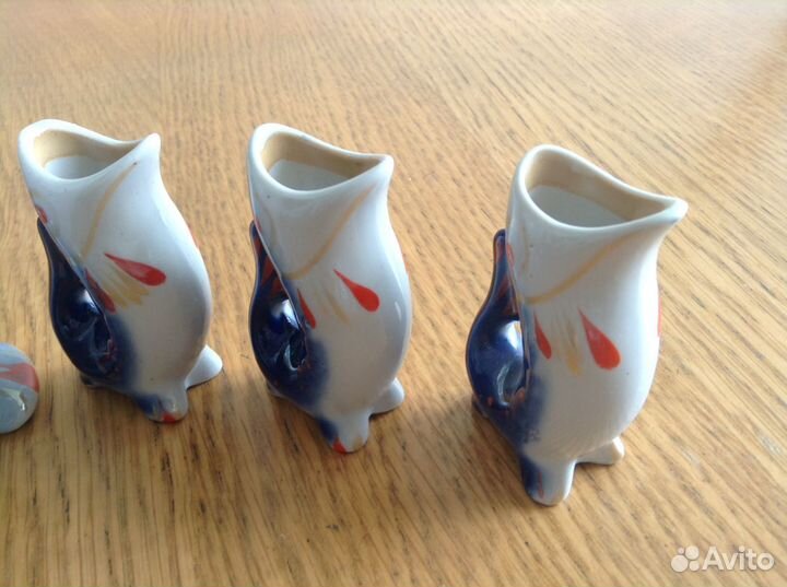 Ликерный набор СССР Карпы керамика