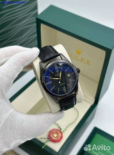 Часы Rolex мужские кожаные (Арт.81581)