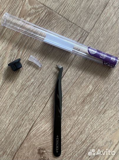 Пинцет для наращивания ресниц enigma vetus