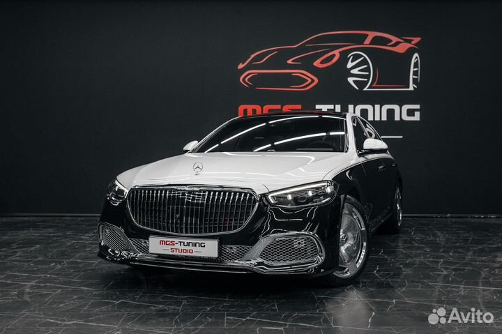 Передний бампер стиль Maybach S-class W223 Z223