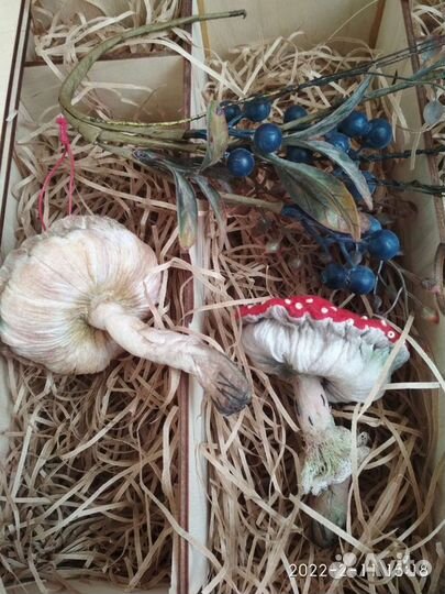 Мухоморчики ёлочные игрушки