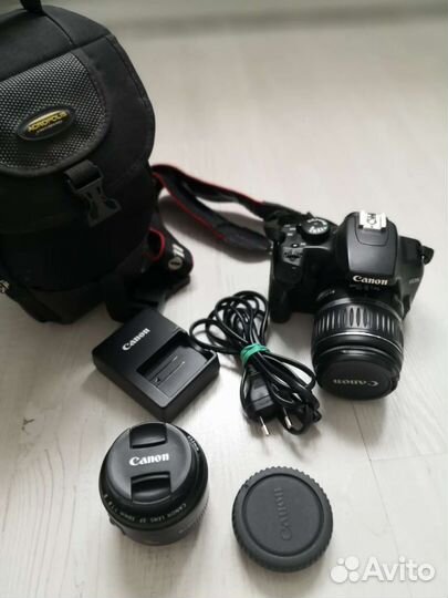 Зеркальный фотоаппарат canon 1000d