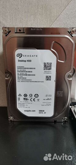 Жесткие диски SATA 500gb 3.5/2.5