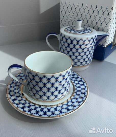 Набор чайный ифз Колбальтовая сетка